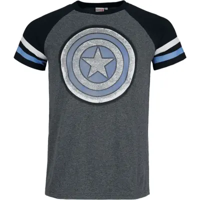 Captain America - Marvel T-shirt - Captain America Shield - M XXL - för Herr - flerfärgad