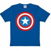 Marvel Captain America Sköld T-Shirt Barn Blå