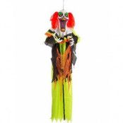 Big Mouth Clown - Hängande clownfigur med ljud, ljus och rörelse 120 cm