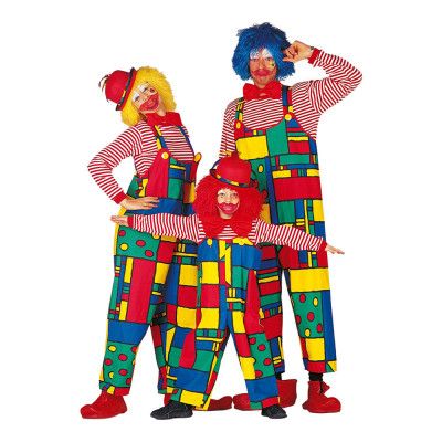 Clown Hängselbyxor - One size