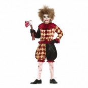 Clown Halloween Barn Maskeraddräkt - Small