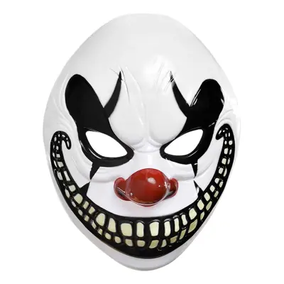 Clown Halloween Plastmask - One size
