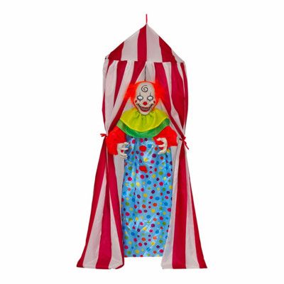 Clown i Tält med Ljud & LED Prop