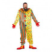 Clown Jumpsuit Plus-size Maskeraddräkt - Plus-size