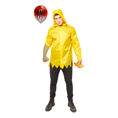 Clownen IT Georgie Maskeraddräkt - X-Large