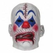 Clownmask med Dragkedja och Stygn - One size