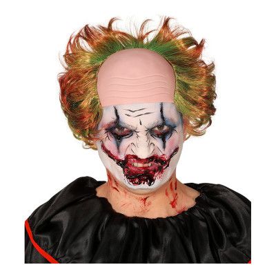 Clownperuk Flerfärgad med Flint - One size