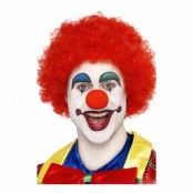 Clownperuk Röd - One size