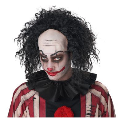 Clownperuk Svart - One size