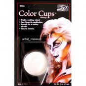 Color Cups 15 g - Clown White Mehron Ansikts- & Kroppssmink