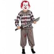 Creepy Killer Clown - Clowndräkt för barn