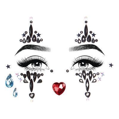 Face Jewels Harlequin Deluxe