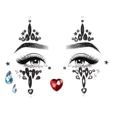 Face Jewels Harlequin Deluxe