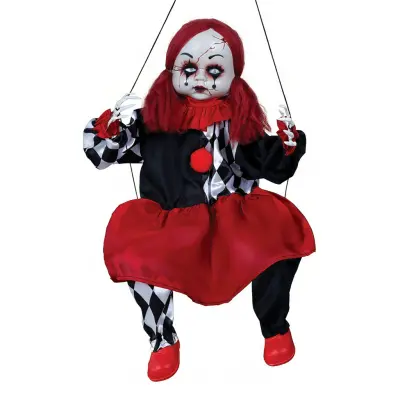 Gungande Clownflicka med Ljud & Ljus Prop