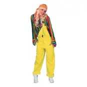 Hängselbyxor UV Neon Gul - Medium