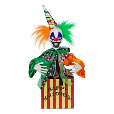 Hoppande och Skrattande Clown Prop