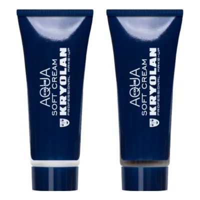 Kryolan Aquacolor Soft Cream på Tub - Svart
