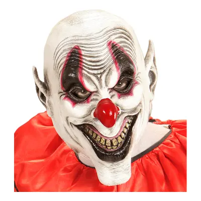 Läskig Smiley Clown Mask - One size