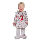 Mördarclown Bebis Maskeraddräkt - 12-18 månader
