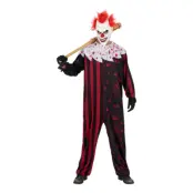 Mördarclown Maskeraddräkt - X-large