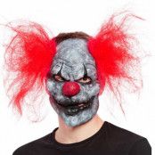 Mask, clown läskig röd