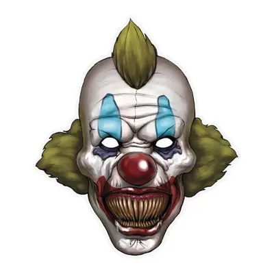 Pappersmask Läskig Clown