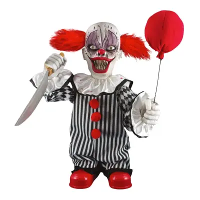 Rörlig Läskig Clown Prop