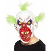 Sinister Clown - Heltäckande Mask med Hår