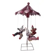 Prop Clowner på Karusell med Ljud och Ljus