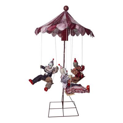 Prop Clowner på Karusell med Ljud och Ljus