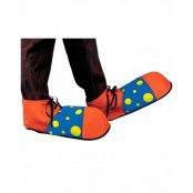 Skoöverdrag till clownkostym - Orange/Blå