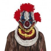 Skrattande Clown Latexmask - One size