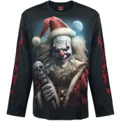 Spiral Långärmad tröja - Santa Clown - Longsleeve - M XXL - för Herr - svart