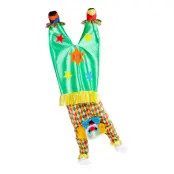 Upp-och-ner Clown Maskeraddräkt - One size