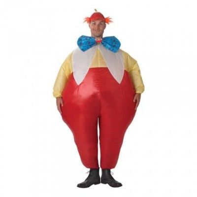 Uppblåsbar Clown Maskeraddräkt - One size