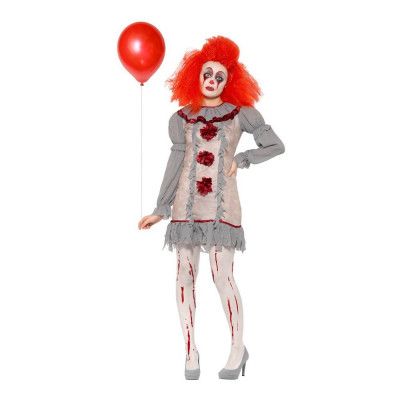 Vintage Clown Dam Maskeraddräkt - Small