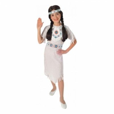 Apache Indianflicka Barn Maskeraddräkt