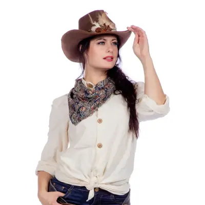 Autentisk Western Skjorta Dam Naturvit - 36