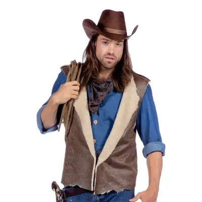 Autentisk Western Väst Brun - 60