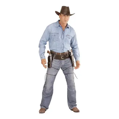 Autentiskt Cowboyhölster Dubbel