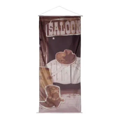 Banderoll Vilda Västern Saloon