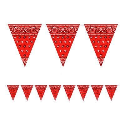 Banner Vilda Västern Röd