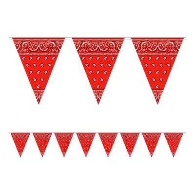 Banner Vilda Västern Röd