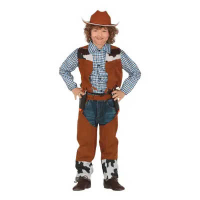 Cowboy Klassisk Barn Maskeraddräkt - Medium