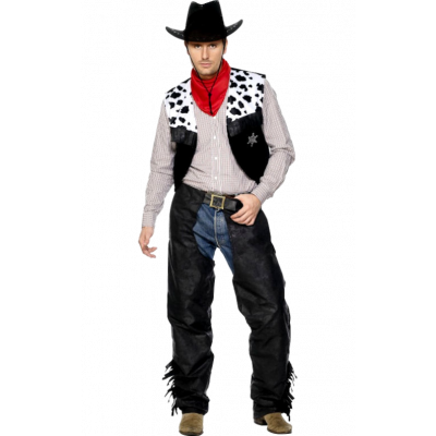 Cowboy Läderkostym M
