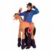 Cowboy med Häst Maskeraddräkt