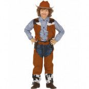 Cowboy/Cowgirl Barnutklädnad 2 Delar