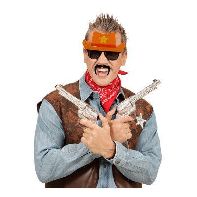 Cowboyglasögon med Mustasch