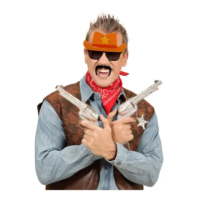 Cowboyglasögon med Mustasch