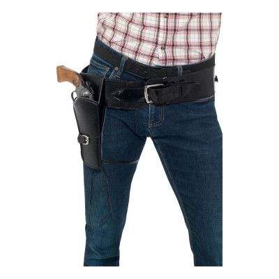 Cowboyhölster Fuskläder Svart - One size